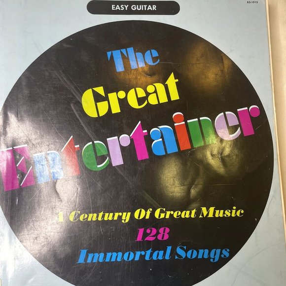 The great Entertainer Easy Guitar 128 Immortal Songs Dick Stern 1974 u - Picture 2 of 9